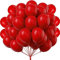 luftballons matt Rot- 50 Stück Luftballons - 30 cm/12 zoll, Helium Luftballons Geburtstag, Helium Ballons Geburtstag, Regenbogen Luftballons Für Geburtstagsdeko, Luftballons Hochzeit