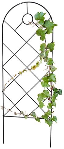 Blumenrebenständer – Rankgitter für Pflanzen, Klettergerüst für Weinreben | Metall-Pfahl für Pflanzen im Innen- und Außenbereich, dekorativer Rahmen