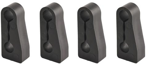 GIGIROM Tampon Amortisseur Insonorisant pour Serru Amortisseur de tampon de serrure de porte, for Peugeot, for 208 308 508 2008 3008 5008 Partner, isolation sourd grincement bruit joint bouchon Deaden