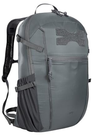 Tasmanian Tiger TT Escape Pack 20 LT Ultra-Leichter taktischer Falt-Rucksack, Tactical Daypack für Outdoor, Wandern, Trekking mit 20 Liter Volumen, Titan Grey