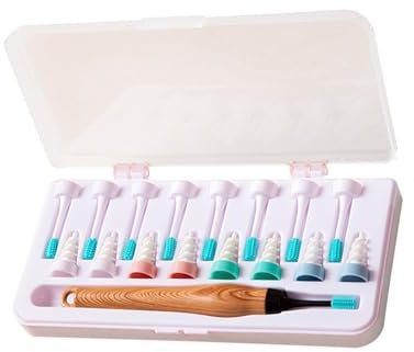 Ohrreiniger für Erwachsene, Ohrenreiniger Mensch, Ohrenschmalz Entferner, 360°spirale Silikon Ohrreiniger für Erwachsene und Kinder, Mit 16 Waschbaren Ersatzköpfen(Zwei Arten Von Ersatzköpfen)