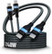2M 240W USB-C to USB-C 5A Fast Charge Cable, Super Fast Charge Cable with Blue LED Indicator, Lead for iPhone 16/15 Pro Max, iPad Air/Pro, Galaxy S24/S23/S22 Ultra, Pixel 8, Switch & XPS, 2 Pack