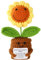 TOYMIS Positive Sunflower, Handmade Emotional Plush Support Plant Doll with Card Knitted Sunflower Pot for Men Women Family Friends Desk Decor