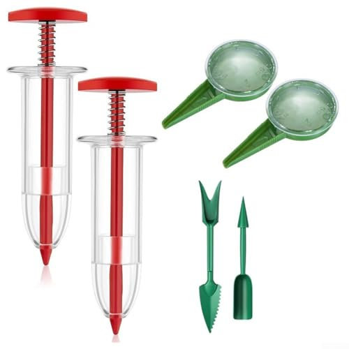 Mini épandeur et kit d'outils de plantation pour tous les jardiniers, parfait pour semer et épandre efficacement le sol (A)