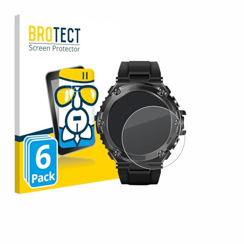 BROTECT Schutzglas für Stahlgear Titan Pro | 6 Stück Transparenter Displayschutz Made in Germany Schutzfolie Panzer Folie Glas 9H Anti-Fingerprint Einfache Montage Clear
