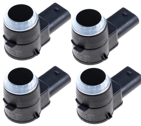 Auto-Parksensoren, Rückfahrsensor 2125420118 PDC Parksensor für W169 W245 W204 W212 W221 C207 A207 (Schwarz, 4 Stück) (4 Stück/Schwarz)