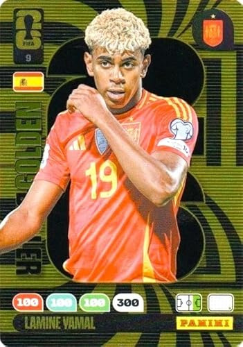 Adrenalyn XL World Cup 2026 - Lamine Yamal Spanien Golden Baller Trading Card