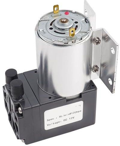 Pompe à vide 12V 5L/min 120kpa, pompe d'aspiration à pression négative avec support