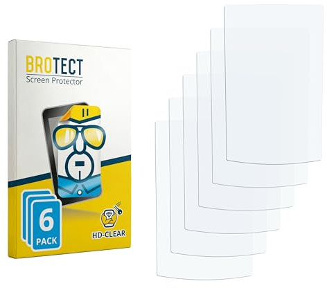 BROTECT 6 Stück Schutzfolie für Engwe Engine Pro 3.0 Boost Displayschutz Folie Made in Germany, Ultra-Klar