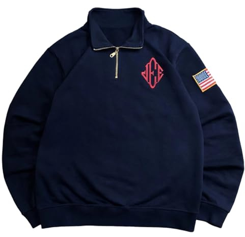 RUMAOZIA Sweatshirt Herren Langarm 1/4 Zip Stehkragen Pullover Ohne Kapuze Casual Langarmshirts Mit Reißverschluss Lässiger Arbeitspullover Outdoor Stehkragen Herrenpulli Für Männer
