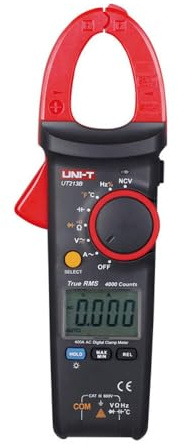 UNI-T UT213B 400A Digital Clamp Meter with CAT III 600V Display Count 4000 Built-in Flashligh (UT213B)