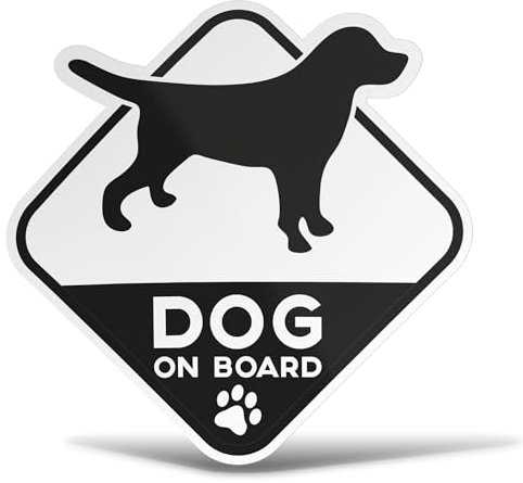 Erreinge geformter Aufkleber 15cm - Hund Hund an Bord an Bord - Vinyl-Aufkleber Aufkleber Aufkleber Mural Laptop Auto Moto Helm Camper