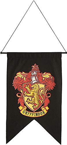 Rubie's - Bandera oficial de Harry Potter Gryffindor House para pared, accesorio para decoración de Halloween