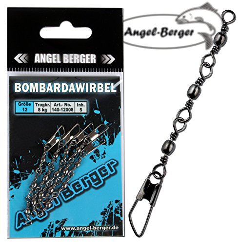 Angel-Berger Dreifach Bombardawirbel Sbirulinowirbel 5 Stück Wirbel (10)