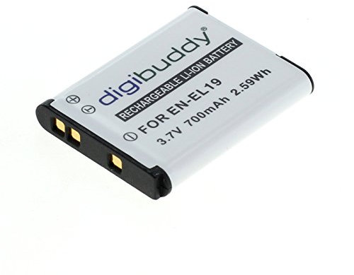 digibuddy Akku kompatibel zu Nikon EN-EL19 Li-Ion
