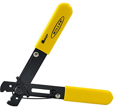Miller 101-S Adjustable Wire Stripper for Working Technicians, Electricians, and Installers, Grounded