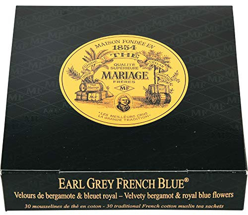 Mariage Freres Earl Gray azul frances bolsa de te 30p