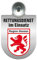 Einsatzschild Windschutzscheibe incl. Saugnapf - Rettungsdienst im Einsatz - incl. Wappen nach Wahl - 309354 Farbe Region Hessen