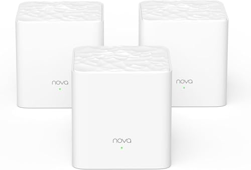Tenda MW3 (Paquete de 3) – Sistema WiFi de Malla para el hogar Nova MW3, 3 Unidades