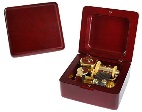 Sinzyo Game of Thrones Vintage Holz mechanische Spieluhr Weihnachten, Geburtstag, (Holzbox mit rotem Thema)