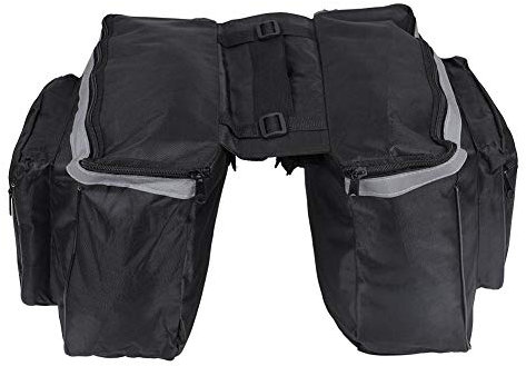 Fahrradtasche Fahrrad Gepäckträgertasche 25L Wasserdicht Satteltasche Mountain Road Bicycle Bike Rack Rear Seat Bag Tail Carrier Trunk Double Pannier Bag 28 x 31 x16cm