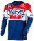 O'NEAL | Motocross-Trikot | Enduro Motorrad | Passform für Bewegungsfreiheit, Gepolsterter Ellbogenschutz, Atmungsaktives Material | Element Jersey Warhawk | Erwachsene | Blau Rot | Größe M