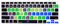 HRH Final Cut Pro X Shortcut Hotkey Silikon-Tastaturabdeckung für MacBook Air 13 Zoll 2020 mit Touch ID (Modul A2179 und A2337 M1 Chip, US-Layout) Tastatur-Zubehör