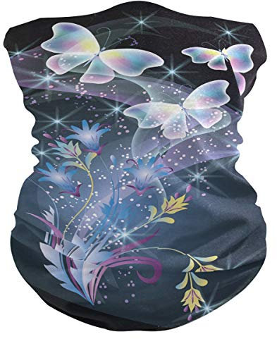Hengpai Halstuch Damen Gesichtsmaske Staubmaske Gesichtsmaske Bandana Katzenfamilie One Size Mehrfarbig2