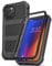 ENCASED BallisticShield Designed for iPhone 12 Pro Max Case (2020 Screenless Edition) Shockproof Protective Full-Body Cover - Black