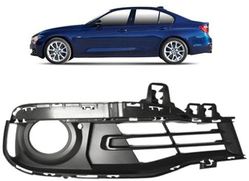 DM Autoteile 113879 Nebelscheinwerfer Gitter vorne rechts kompatibel für BMW 3er Touring F30 Facelift 2015-2018