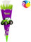 alles-meine.de GmbH Bastelset - Schultüte Farbe & Größe wählbar 70/85 / 100 cm - Traktor - Farbe frei wählbar - Bastelschultüte - Zuckertüte zum selber Basteln Bemalen Bekl..