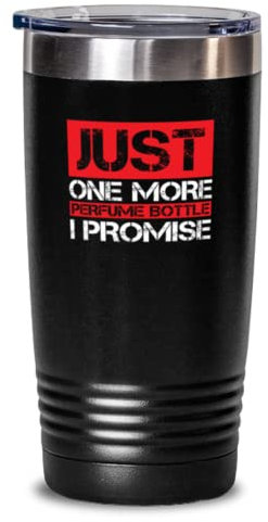 20oz Tumbler acciaio inossidabile isolato solo una bottiglia di profumo più