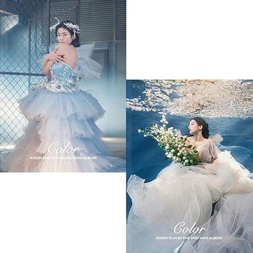 KWON EUNBI COLOR 2nd Mini Album ( A + B - SET. ) ( Incl. 2 CD+2 PRE-ORDER ITEM+2 Photo Book+2 Photo Card+2 Frame Film Photo+2 Post Card )
