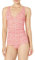 Amazon Essentials Haut de Bain Tankini (Grandes Tailles Disponibles) Femme, Pêche Pâle Micro-Fleuri, 48