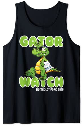 Chicago Humboldt Park Gator Uhr Alligator Lagoon Tank Top