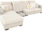 Sofa Sitzkissenbezug Stretch Sofabezug, Universal Elastisch Sofa Seat Cover, rutschfest Sofa Überzug Schonbezug für Sofakissen L-Förmig Chaiselongue Möbelschutz