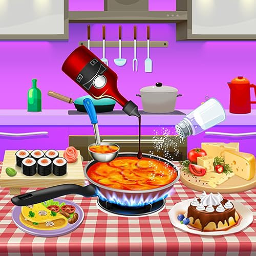 Recetas de chef del libro de cocina mundial: juegos de cocina