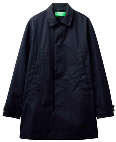 United Colors of Benetton SPOLVERINO 21NCUN04I Giacca Impermeabile, Blu Notte 016, XL Uomo