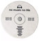Wokii CD-Disc-Bodenmatte, Musikaufzeichnung, schwarzer runder Teppich, kreativer CD-förmiger Teppich, runder Teppich, rutschfeste Bodenmatte, Teppich für Schlafzimmer, Wohnzimmer, Heimdekoration