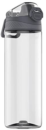 Koanhinn Material de la botella de agua, vaso con filtro, libre, portátil, plástico, botella de salud, estudiante, vaso de jugo de leche, 620 ml C