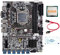 AMIUHOUN B75 12 Card GPU BTC Mining Motherboard+G1610 CPU+Thermal Grease+SATA Cable 12XUSB3.0(PCIE) Slot LGA1155 DDR3 RAM MSATA