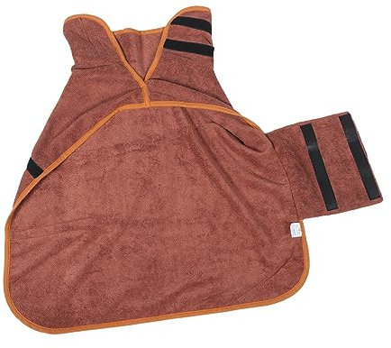CIYODO Bademantel Für Hunde Zum Abtrocknen Schnell Trocknendes Hundebademantel Aus Polyester Bequem Und Atmungsaktiv Für Welpen Und Haustiere