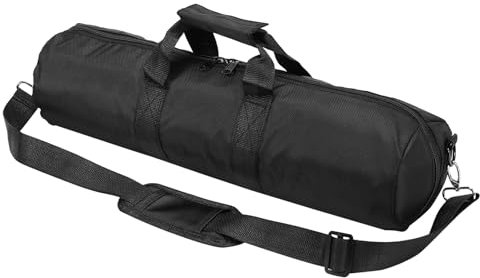PATIKIL Tripod Carrying Case, 19.7 x 5.1 Heavy Duty Nylon Padded Tripod Bag with Adjustable Shoulder Straps and Handles for Light Stands Umbrellas tripods mic Speaker Stand, Black