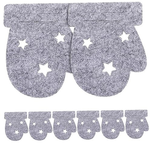 MAGICLULU 8stücke Steller Für Besteck Aus Filz Für Weihnachtsfeiern Besteckhalter Für Partys Geschirrutensilienhalter Weihnachtsparty-zubehör Weihnachtstischdeko