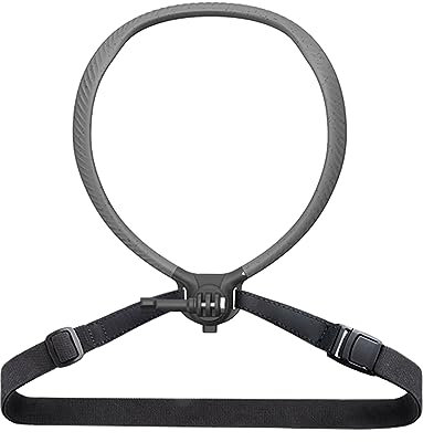 TOWARDSNAN Support de cou pour appareil photo de sport, pliable, réglable pour ski, surf, vélo