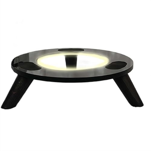 Support de haut-parleur de bureau pour Harman Kardon, avec pieds en bois pour système de haut-parleurs Harman Kardon Aura Studio 4 Aura Studio 3 Soundsticks 4 Echo Studio Home (acrylique noir)