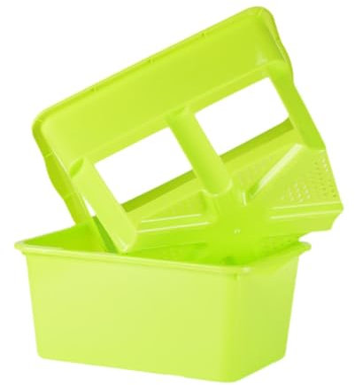 Ｚｉａｌｏｆｉ Kartoffelanbau Topf für Garten mit Abflusslöchern Und Zwei Schichten für Pflanzen, Grün Rechteckig