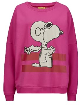 CODELLO Peanuts Sweatshirt mit Snoopy-Motiv Farbe Pink Größe M