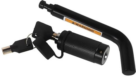 PAMINGONO Antivol Attelage Remorque Acier Haute Résistance Goupille Coudée Sécurisée pour Usage Quotidien Installation Rapide Protection Antivol pour Caravane et Bateau Compact et Portable