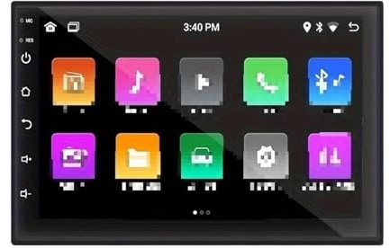 CarPlay Autoradio mit Android, 7-Zoll-Multimedia-Videoplayer, GPS, MP5-Player